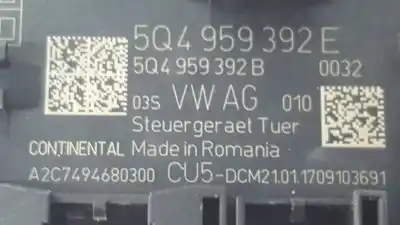 Автозапчастина б/у модуль комфорт для skoda octavia lim. (5e3) like посилання на oem iam 5q4959392e a2c7494680300 5q4959392b