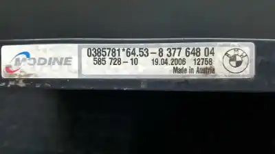 Peça sobressalente para automóvel em segunda mão condensador / radiador de ar condicionado por bmw serie x3 (e83) 2.0d [2.0 ltr. - 110 kw 16v diesel cat] referências oem iam 64538377648  837764804