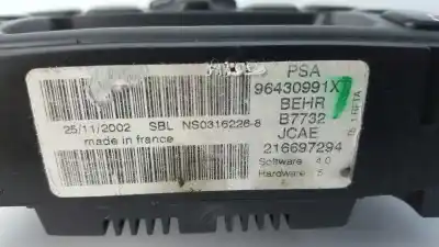 Автозапчасти б/у климат-контроль за peugeot 307 break / sw (s1) sw pack ссылки oem iam 96430991x 6451za 6451yz