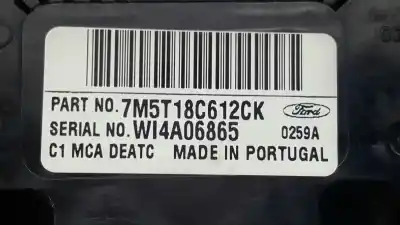 Peça sobressalente para automóvel em segunda mão comando de sofagem (chauffage / ar condicionado) por ford kuga (cbv) titanium referências oem iam 7m5y18c612ck 7m5t-18c612-ck // 7m5t18c612ck 1701140