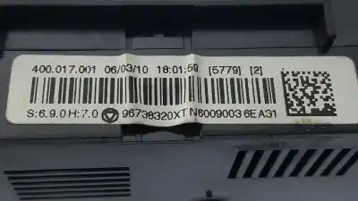 Recambio de automóvil de segunda mano de mando climatizador para peugeot 3008 premium referencias oem iam 96738320xt  6452w5