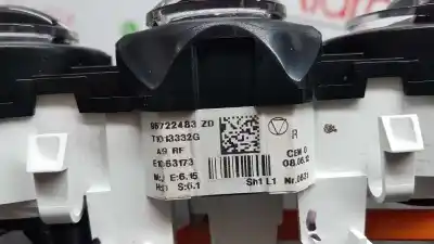 Peça sobressalente para automóvel em segunda mão comando de sofagem (chauffage / ar condicionado)  por peugeot 208 active referências oem iam 96722483zd  9672248380