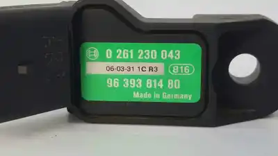 Peça sobressalente para automóvel em segunda mão sensor de pressão por citroen c3 1.1 collection referências oem iam 9639381480  0261230043
