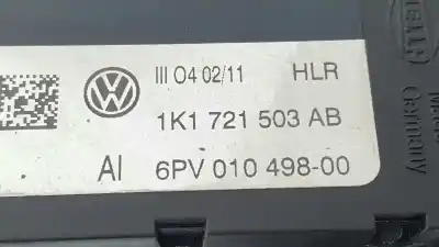 Second-hand car spare part accelerator pedal for volkswagen scirocco (137) 1.4 tsi (90kw) oem iam references 1k1721503as  1k1721503ab