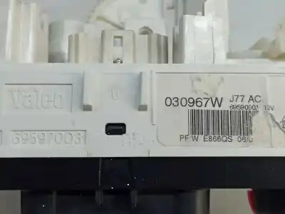 Second-hand car spare part heating / air conditioning control panel for renault clio iii exception oem iam references 7701070473 69597003 69590001