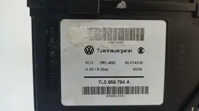 Автозапчастина б/у двигатель заднього правого скла для volkswagen touareg (7la, 7l6, 7l7) 2.5 r5 tdi посилання на oem iam 7l0959704d00a 0130821764 7l0959794a / 7l0959704d00a