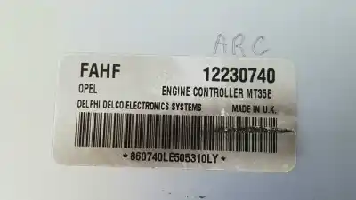 Автозапчасти б/у блок управления двигателем за opel astra h berlina cosmo ссылки oem iam 12230740  