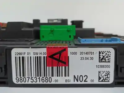 Автозапчастина б/у реле/запоперівник для citroen c4 cactus feel посилання на oem iam 9807531680  