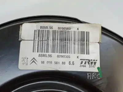 Автозапчастина б/у гальмівний серво для citroen c4 cactus feel посилання на oem iam 1609894980  9805058180