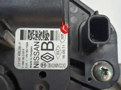 Recambio de automóvil de segunda mano de alternador para renault megane iv berlina 5p zen referencias oem iam 231004be0b  231001046r