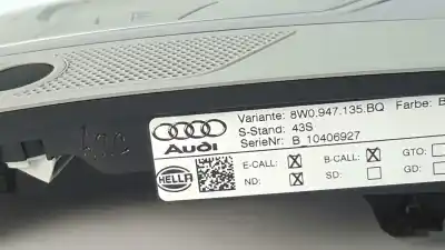 Recambio de automóvil de segunda mano de luz interior para audi a4 berlina (8w2) básico referencias oem iam 8w0947135bq 8w0947135bqbc5 / 4k0947135aebc5 4k0947135ae