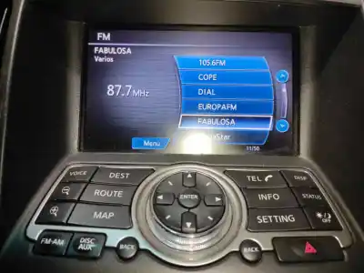 Recambio de automóvil de segunda mano de sistema navegacion gps para infiniti g coupe g37 s referencias oem iam 28395jj94d  28395jj95d