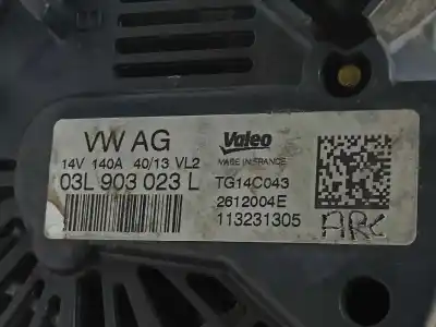 Автозапчастина б/у генератор для seat leon (5f1) reference посилання на oem iam 03l903023l tg14c043 03l903023lx