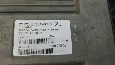 Second-hand car spare part ecu engine control for opel corsa c corsavan oem iam references 55196352  