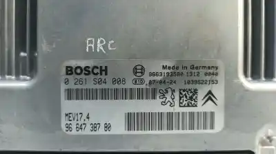 Автозапчасти б/у блок управления двигателем за peugeot 207 xs pack ссылки oem iam 9664738780 194341 / 1943yh 0261s04008 / 14039s22153