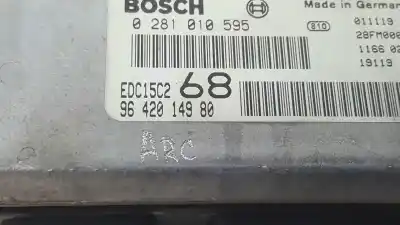 Second-hand car spare part ecu engine control for citroen xsara picasso 2.0 hdi cat (rhy / dw10td) oem iam references 9642014980 1938k0 / 1940l0 0281010595