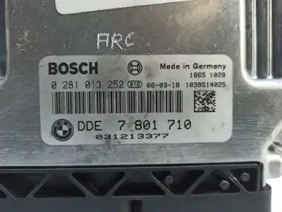 Peça sobressalente para automóvel em segunda mão centralina de motor uce por bmw serie 1 berlina (e81/e87) 118d referências oem iam 0281013252 7801710 / 13617808124 7791135 / 7802255