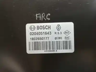 Second-hand car spare part brake servo for renault laguna coupé (dt0/1) 2.0 dci (dt01, dt08, dt09, dt0k, dt12, dt1c, dt1d, dt1m,... oem iam references   