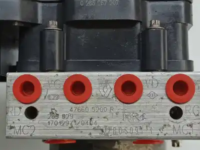 Peça sobressalente para automóvel em segunda mão abs por renault kadjar business referências oem iam 476605200r 0265257207 /476607188r 2265106516 / 0265956527