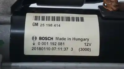 Автозапчастина б/у двигун запускається для opel corsa e selective посилання на oem iam 25198414 20180110 / 25200067 0001192081