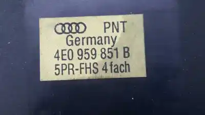 Автозапчасти б/у выключатель левого переднего окна за audi a8 (4e2) 4.2 tdi quattro ссылки oem iam 4e0959851b  4e0959851b5pr