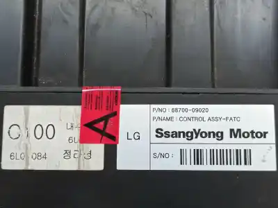 Second-hand car spare part climate control for ssangyong actyon 200 xdi oem iam references 6870009020 6870009020hch 68700-09020