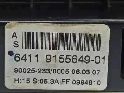 Recambio de automóvil de segunda mano de mando climatizador para bmw serie 5 berlina (e60) 530d referencias oem iam   