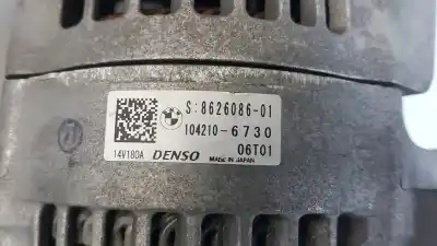 Recambio de automóvil de segunda mano de alternador para bmw serie 1 lim. (f20/f21) 116d referencias oem iam 8626086 12318626086 1042106730