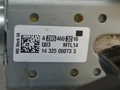 Second-hand car spare part steering column for mercedes clase c (w205) lim. c 200 cgi (205.042) oem iam references a2054603216 2054603216 a2054620005