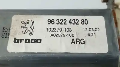 Peça sobressalente para automóvel em segunda mão motor elevador vidro traseiro esquerdo por peugeot 607 (s1) 2.2 hdi fap cat referências oem iam 922396 9632243280 