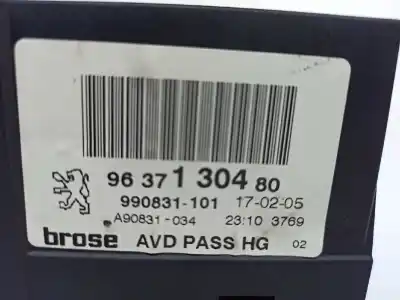 Second-hand car spare part right front window motor for peugeot 307 break / sw (s1) sw pack oem iam references 9637130480 990187201 990831101