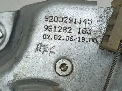 Second-hand car spare part driver left window regulator for renault clio iii authentique oem iam references 8200291145  981282103