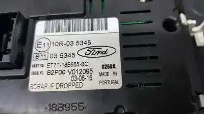 Second-hand car spare part multifunction display for ford fiesta (ccn) trend oem iam references 2017880 et7t18b955bc / b2p00v012095 et7t-18b955-bd / et7t18b955bd