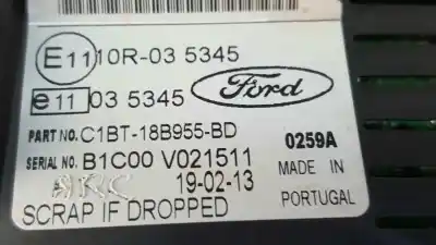 Автозапчасти б/у многофункциональный дисплей за ford fiesta (cb1) ambiente ссылки oem iam 2017880 c1bt18b955bd / b1c00v021511 c1bt-18b955-bd