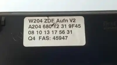 Автозапчастина б/у багатофункційний дисплей для mercedes-benz clase c (w204) berlina c 220 cdi (204.008) посилання на oem iam a2048204297 a2048205497 a2046801231 / a2048203197