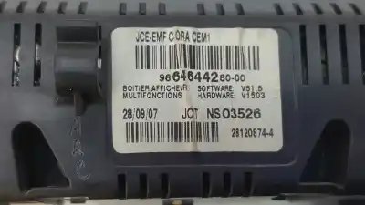 Pièce détachée automobile d'occasion écran multifonctions pour peugeot 207 sport références oem iam   