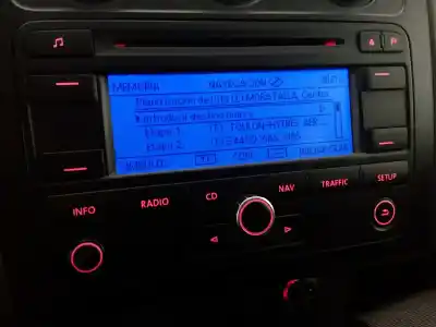 Recambio de automóvil de segunda mano de sistema audio / radio cd para volkswagen touran (1t1) advance referencias oem iam 1k0035191e 1k0035191dx / 1k0035191d 7612002076 / 1k0035191ex
