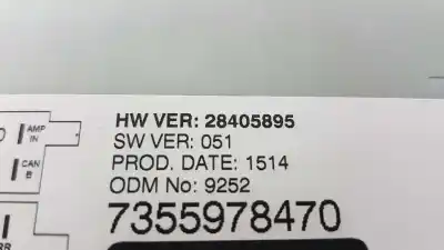 Gebrauchtes Autoersatzteil audiosystem / radio-cd zum opel combo d kasten l2h1 2.4t oem-iam-referenzen   