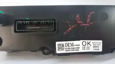 Peça sobressalente para automóvel em segunda mão comando de sofagem (chauffage / ar condicionado) por kia optima business referências oem iam 97250d4812 97250d 4812wk 97250d4812wk