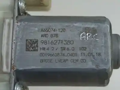 Автозапчастина б/у двигатель заднього правого скла для citroen c4 picasso feel посилання на oem iam 9816271380  a65074-120