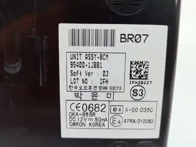 Second-hand car spare part electronic module for hyundai i20 active tecno active bluedrive oem iam references 954001jbb1 95400 1jbb1 95400-1jbb1