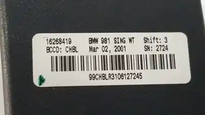 Peça sobressalente para automóvel em segunda mão módulo eletrónico antena por bmw x5 (e53) 4.4i automático referências oem iam 8380945  