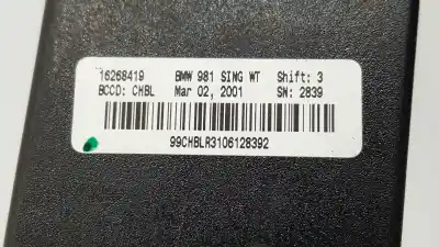 Peça sobressalente para automóvel em segunda mão módulo eletrónico antena por bmw x5 (e53) 4.4i automático referências oem iam 8380945  