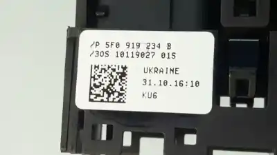Автозапчастина б/у вимикач для seat leon (5f1) style plus посилання на oem iam 5f0919234b 5f0919234bwhs 10204042