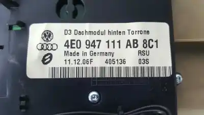 Автозапчастина б/у внутрішне світло для audi a8 (4e2) 4.2 tdi quattro посилання на oem iam 4e0947111ab  4e0947111ab8c1