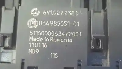 Pezzo di ricambio per auto di seconda mano interruttore per skoda fabia ambition riferimenti oem iam 6v1927238d 6v1927238dwhs 034985051-01