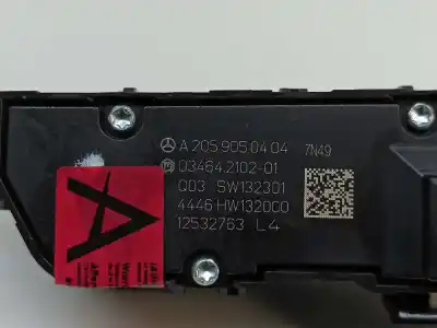 Автозапчасти б/у переключатель регулировки сиденья за mercedes-benz clase c (w205) lim. c 200 cgi (205.042) ссылки oem iam a2059050404 2059050404 a20590504047n49