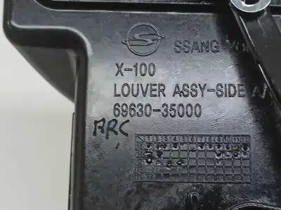 Автозапчастина б/у аератор для ssangyong xlv clever edition 4x2 посилання на oem iam 6963035000 7653035210 / 76530 35210 69630-35000