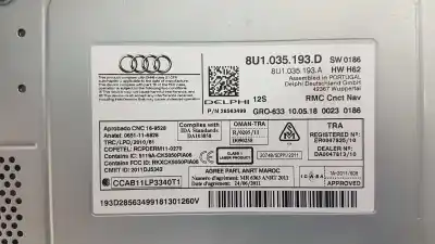 Pièce détachée automobile d'occasion système audio / radiocd pour audi q3 (8ug) sport edition références oem iam   