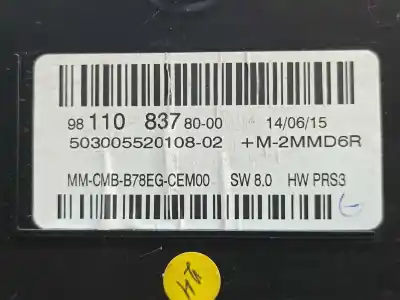 Автозапчастина б/у панель інструментів для citroen c4 picasso feel посилання на oem iam 9811083780  9827062880